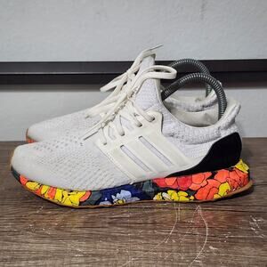 Adidas Ultraboost 5.0 DNA Women’s Running Shoes Sneakers Size 6 White/Floral
